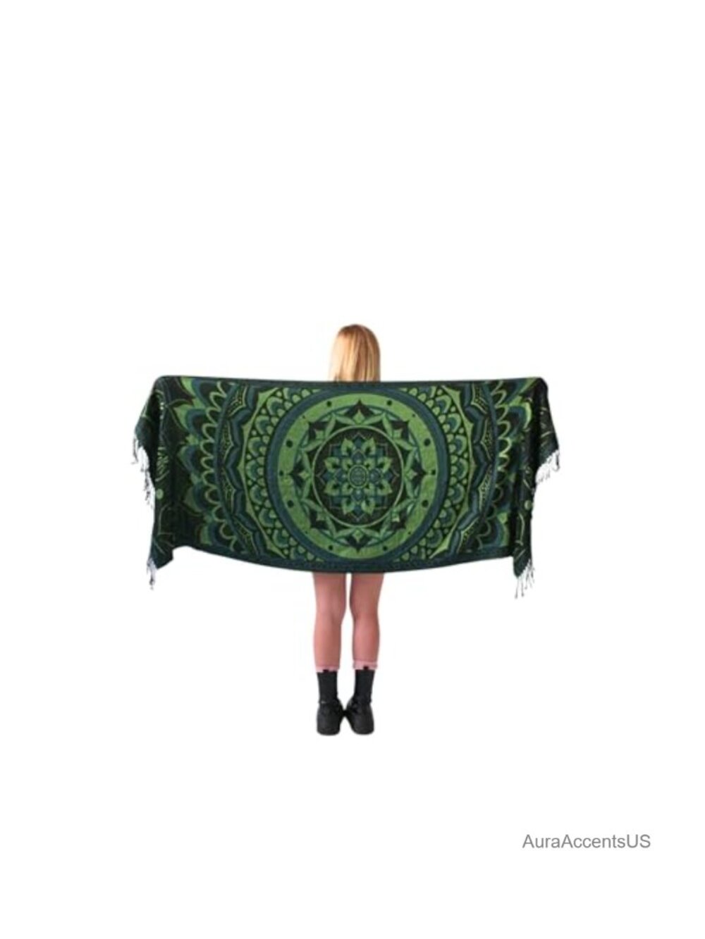 Viscose Acrylic Pashmina Shawl Fringe Festival Wrap Blanket